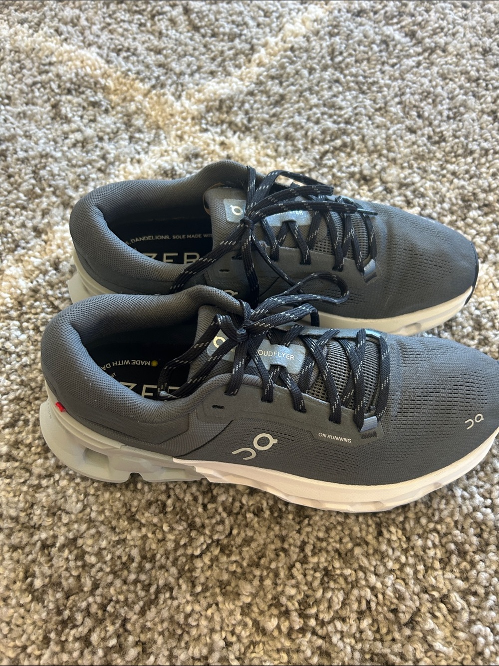 On Running Men's Cloudflyer Athletic Shoe - Gray
